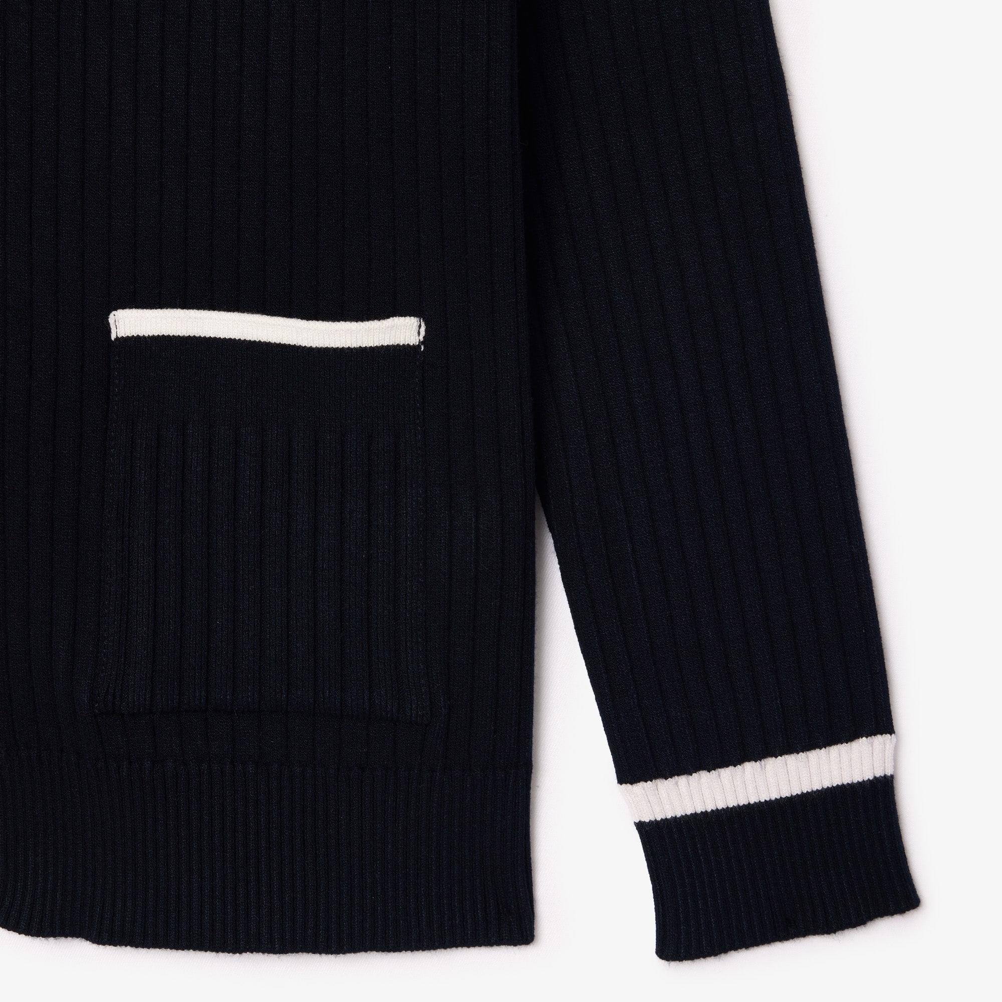 Women's Seamless 3D Rib Knit Cardigan - Sweaters