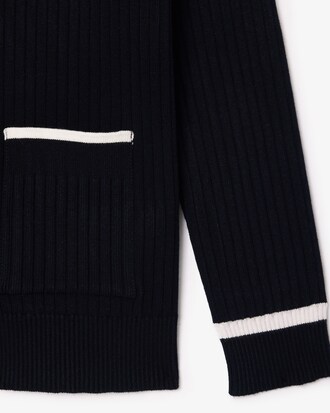 Women's Seamless 3D Rib Knit Cardigan