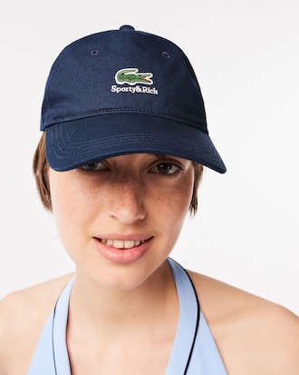 Lacoste x Sporty & Rich Branded Cap