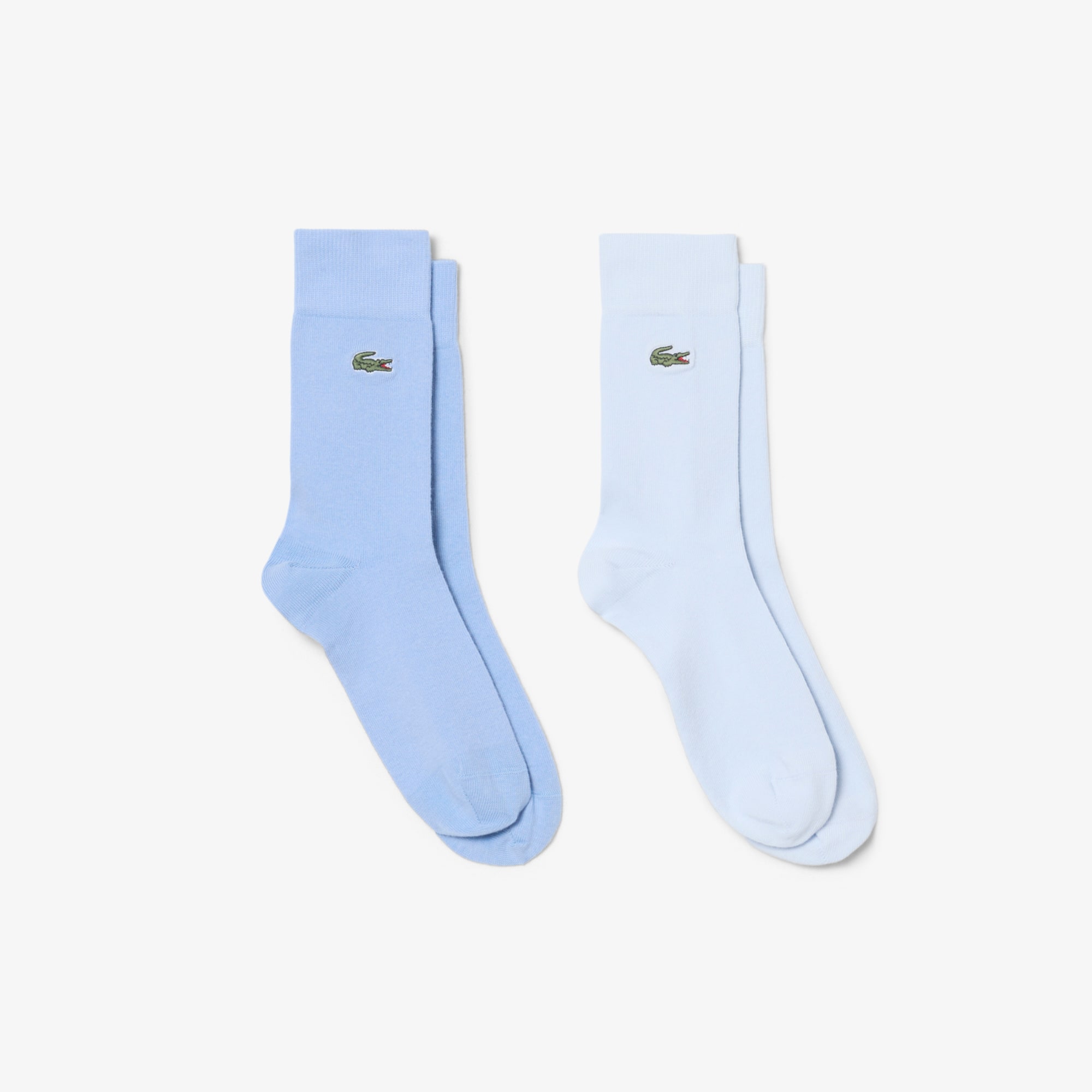 Lacoste 2-pack Cotton Socks - 6.5 - 8.5 In Blue