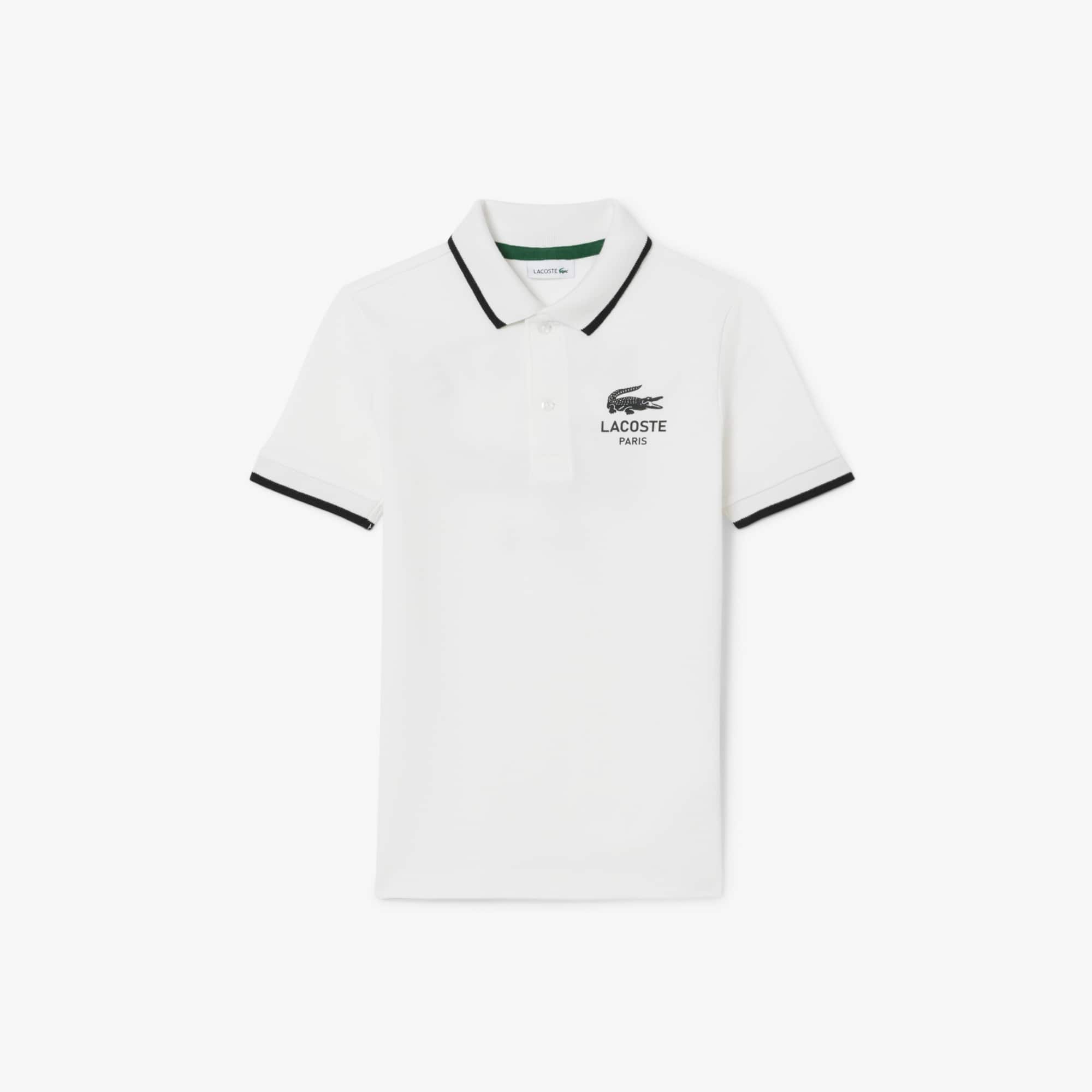 新品 LACOSTE x atmos 日本製 Polo White L LACOSTE atmos limited Polos WHITE（ラコステ アトモスリミテッド