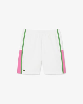 Men's Lightweight Colorblock Stripe Tennis Shorts