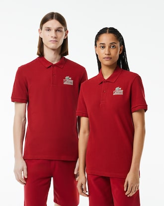 Unisex Regular Fit Stretch Mini Piqué Polo