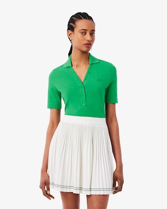 Women's Runway Slim Fit Mini Piqué Polo