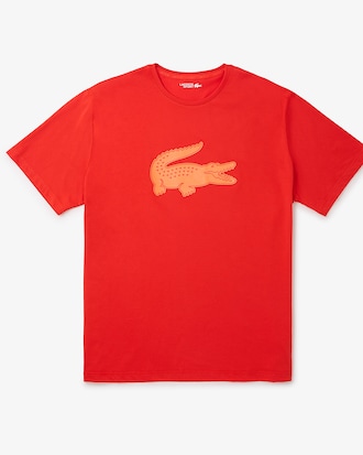 Men’s Lacoste SPORT Breathable Logo T-shirt (Plus Size)