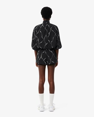 Reflective Print Lined Tennis Shorts