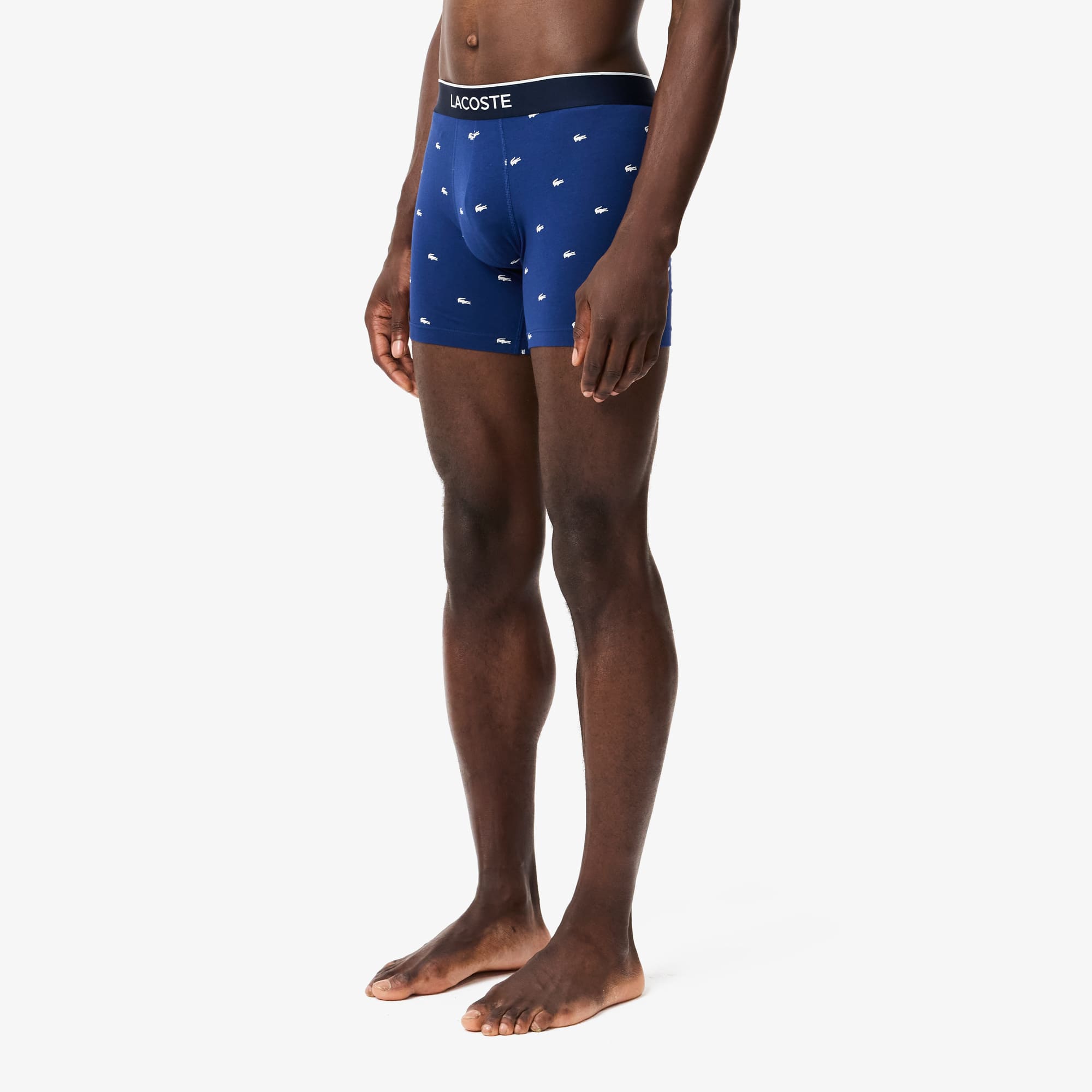 Men's 3-Pack Stretch Cotton Boxer Briefs - Underwear - New