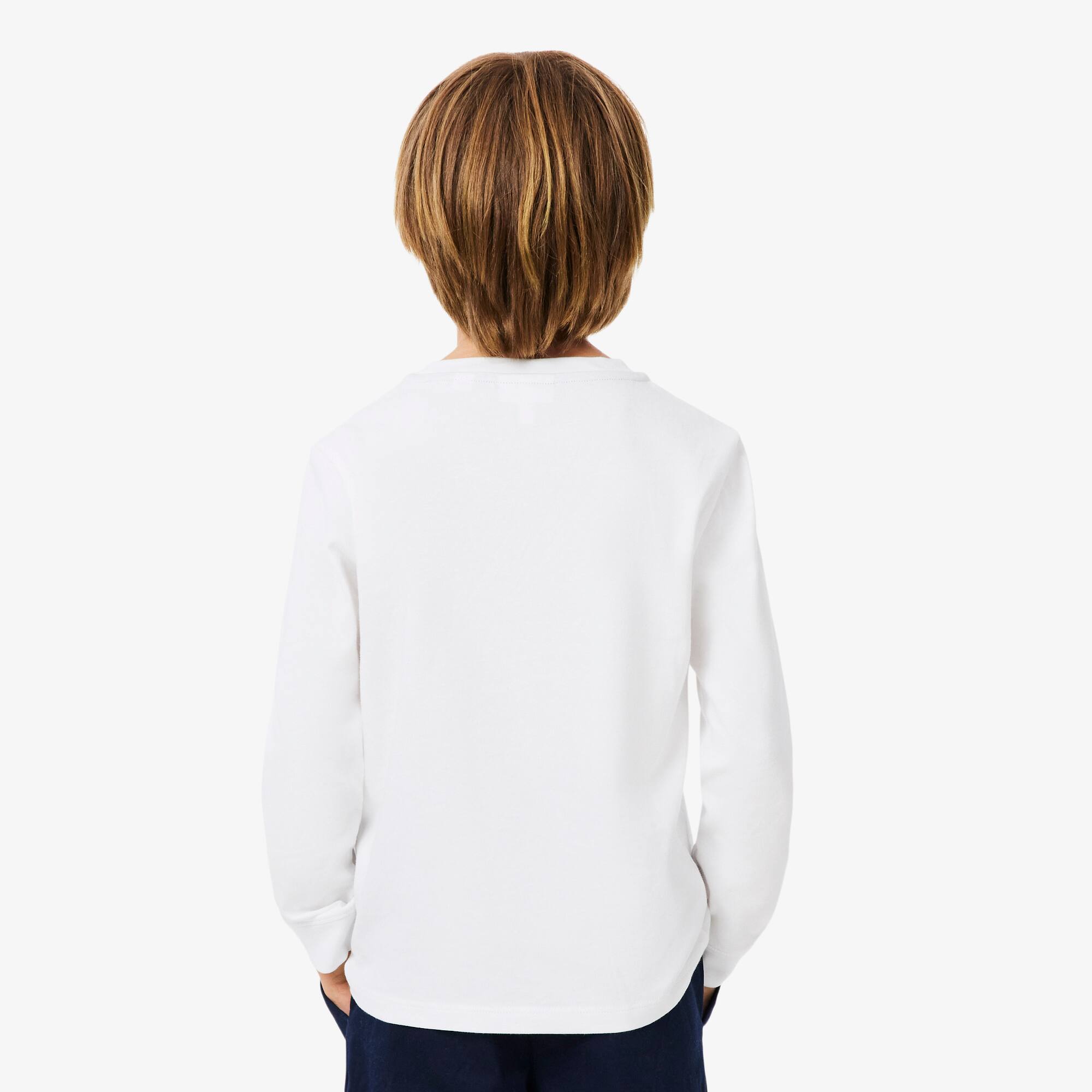Kids' Long Sleeve Cotton T-Shirt - Teens T-Shirts & Tops - New In