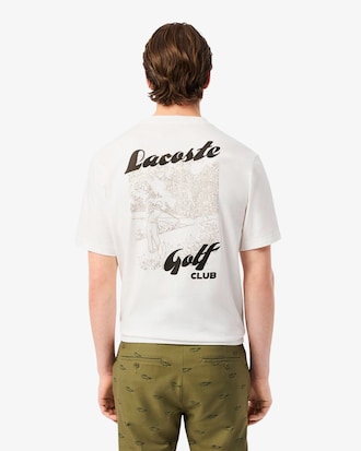 Men's Relaxed Fit Printed Golf T-Shirt