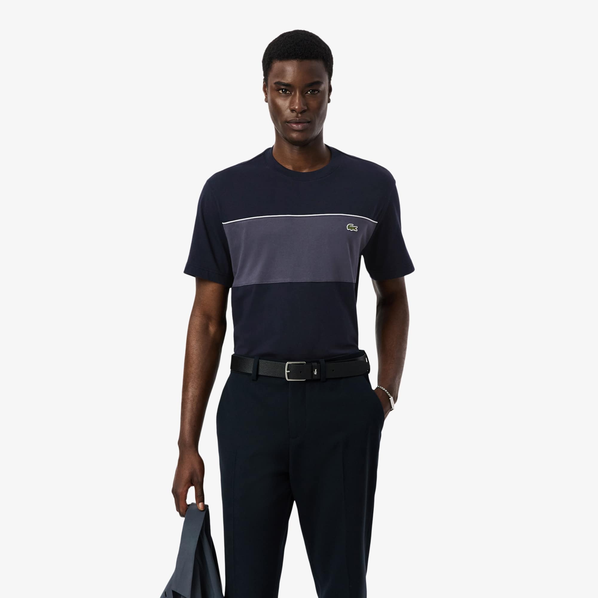 Colorblock Cotton T-Shirt - Men's Collection - New In 2026 | Lacoste