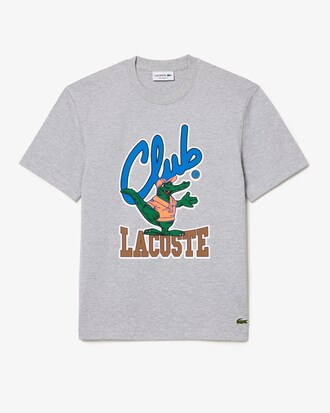 Playera relaxed fit con estampado de la marca