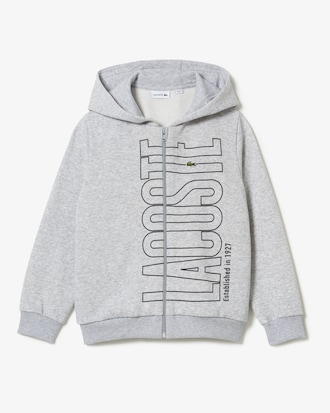Kids' Branded Zip-Up Hoodie