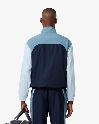 Men's Water-Repellent Colorblock Track Jacket