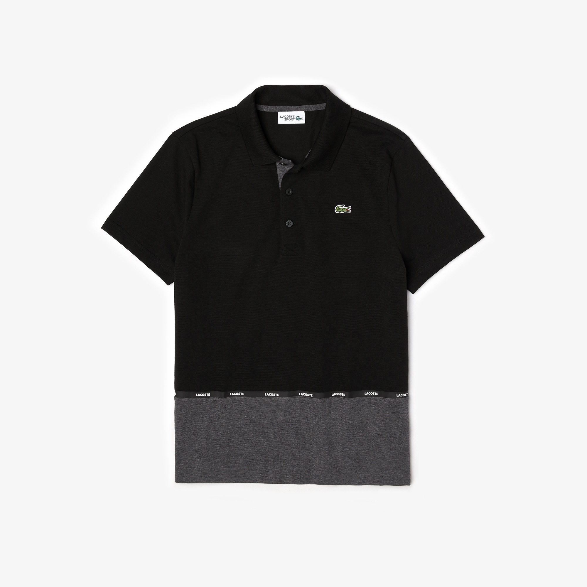 Men's Lacoste SPORT TwoTone Contrast Paneled Cotton Polo Shirt Men's