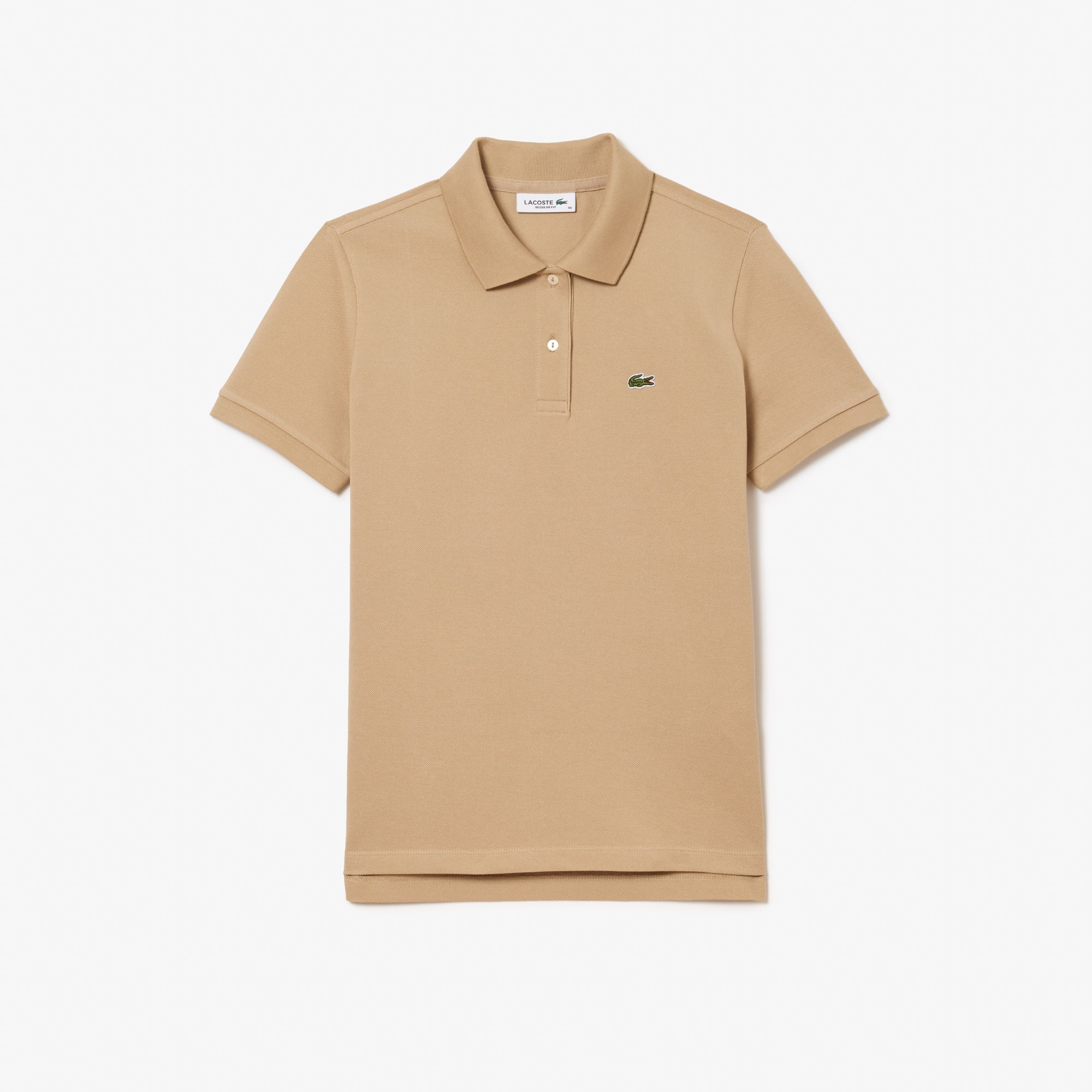 トップス CIOTA POLO SHIRTS DARK BEIGE 5 COTTON Men's Short Sleeve V Neck Knit Stretch Polo Shirts Cotton