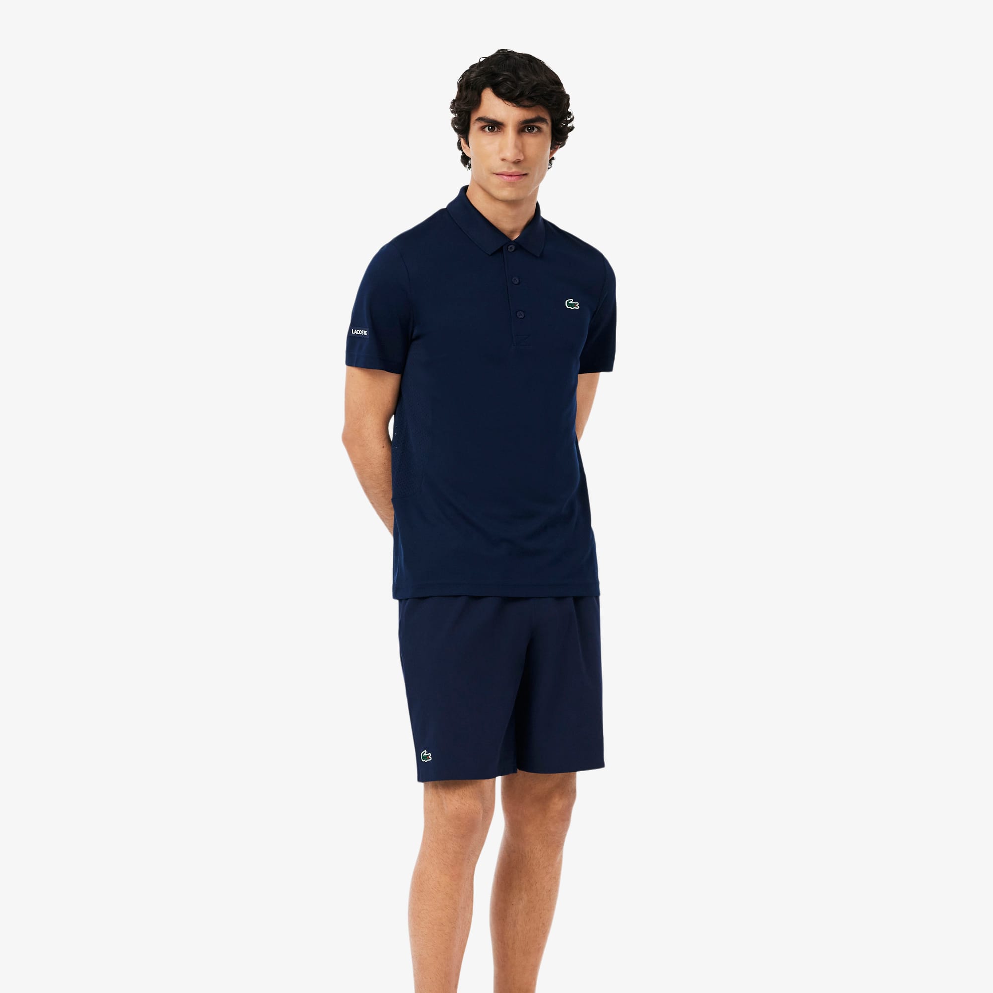 LACOSTE ネイビーショートパンツ Men's Lacoste Tennis x Novak Djokovic Shorts - Shorts & Swim - New