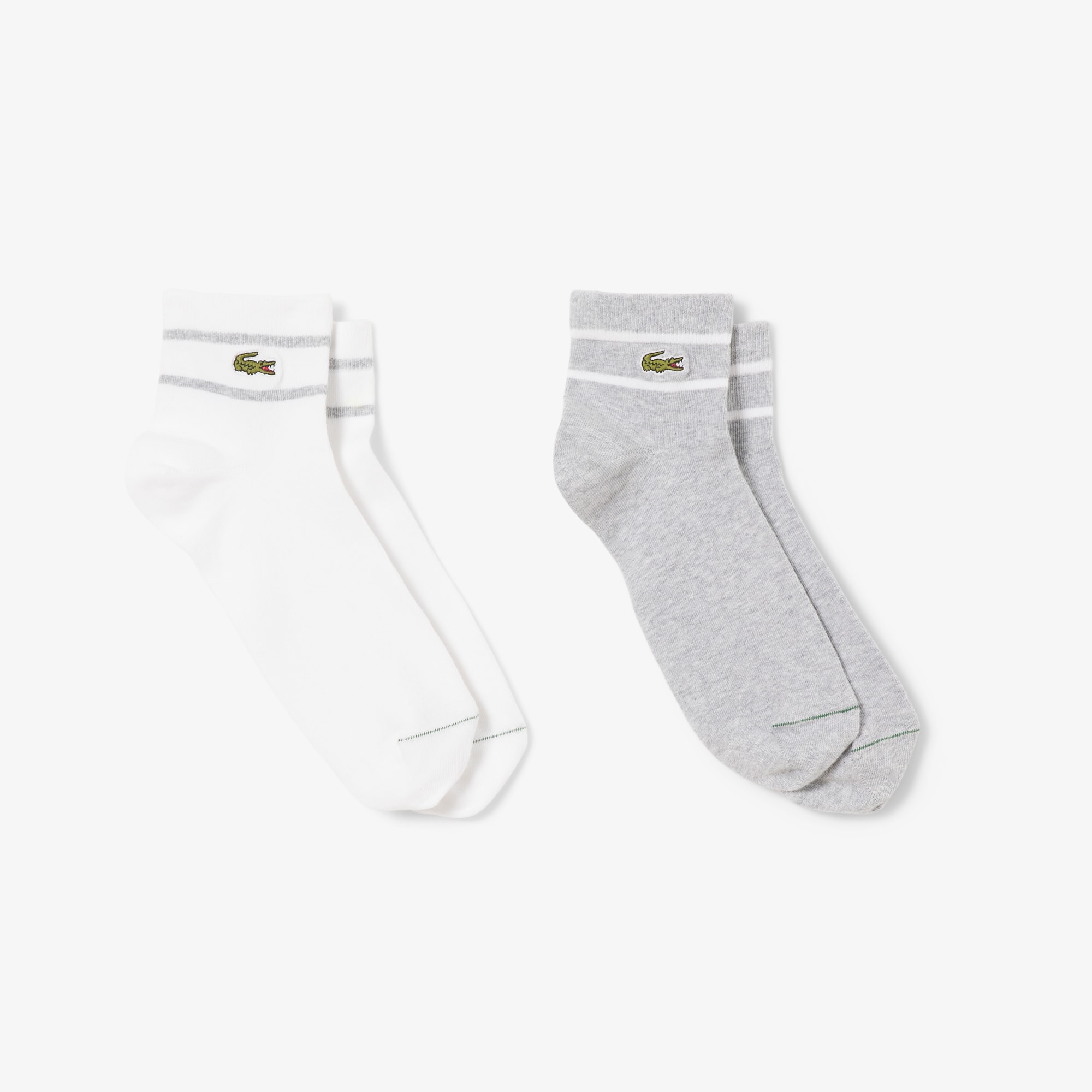 Lacoste Unisex 2-Pack Striped Socks