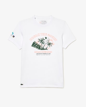 Playera estampada Lacoste SPORT Miami Open Unisex