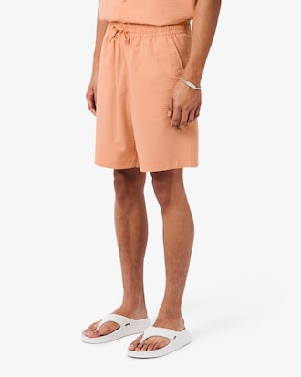 Cotton Seersucker Shorts