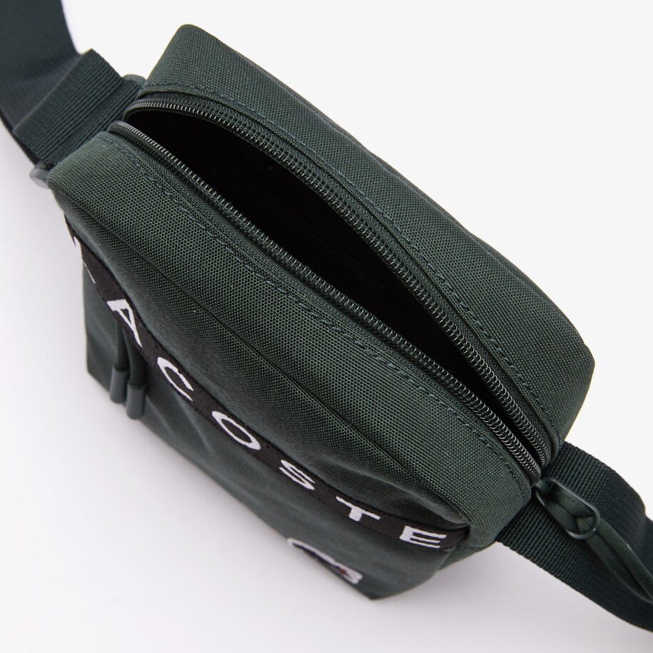 Men’s Neocroc Lacoste Lettered Band Vertical Canvas Crossbody Bag Men's Bags New In 2023