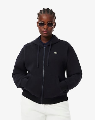 Women's Zip-Up Piqu&eacute; Hoodie