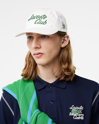 Gorra de hombre Lacoste Sport Roland Garros en sarga