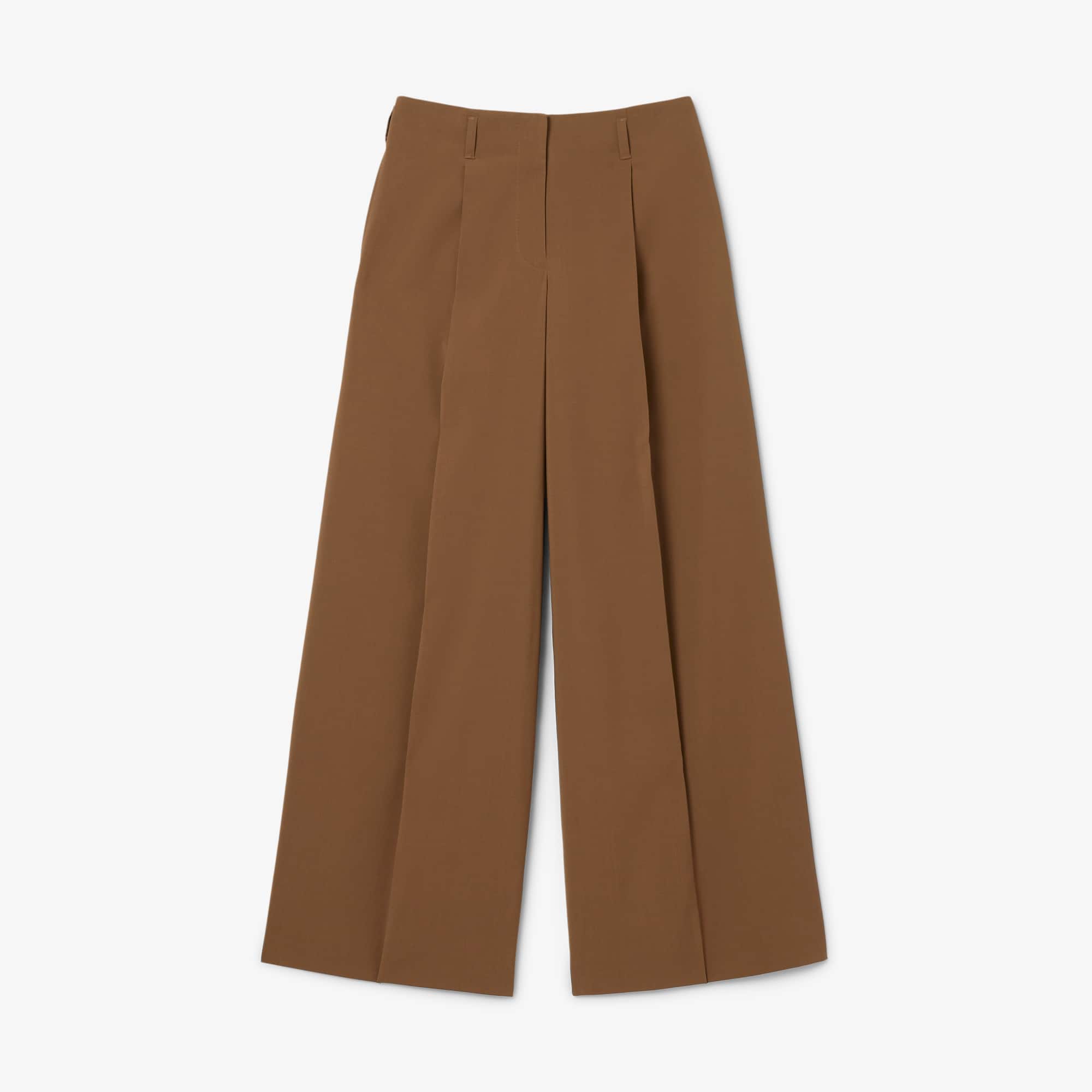 Runway Wide Fit Wool Blend Pants