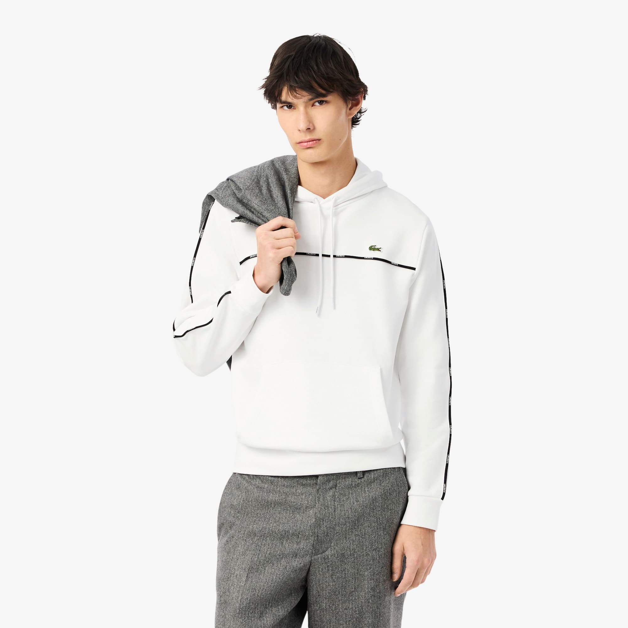 Men's Classic Fit Logo Stripe Sweatshirt - Sweaters & Sweatshirts