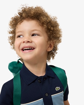 Contrast Band Petit Piqu&eacute; Polo Shirt