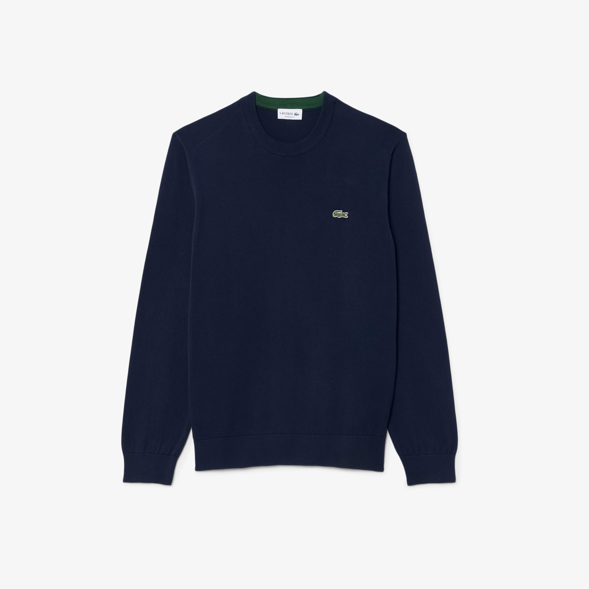 メンズウェア CLUBHAUS x Lacoste Crew Sweat Navy L Men's Crew Neck Cotton Sweater - Sweaters & Sweatshirts - New In