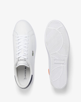 Men's Powercourt Graphic Leather Sneakers