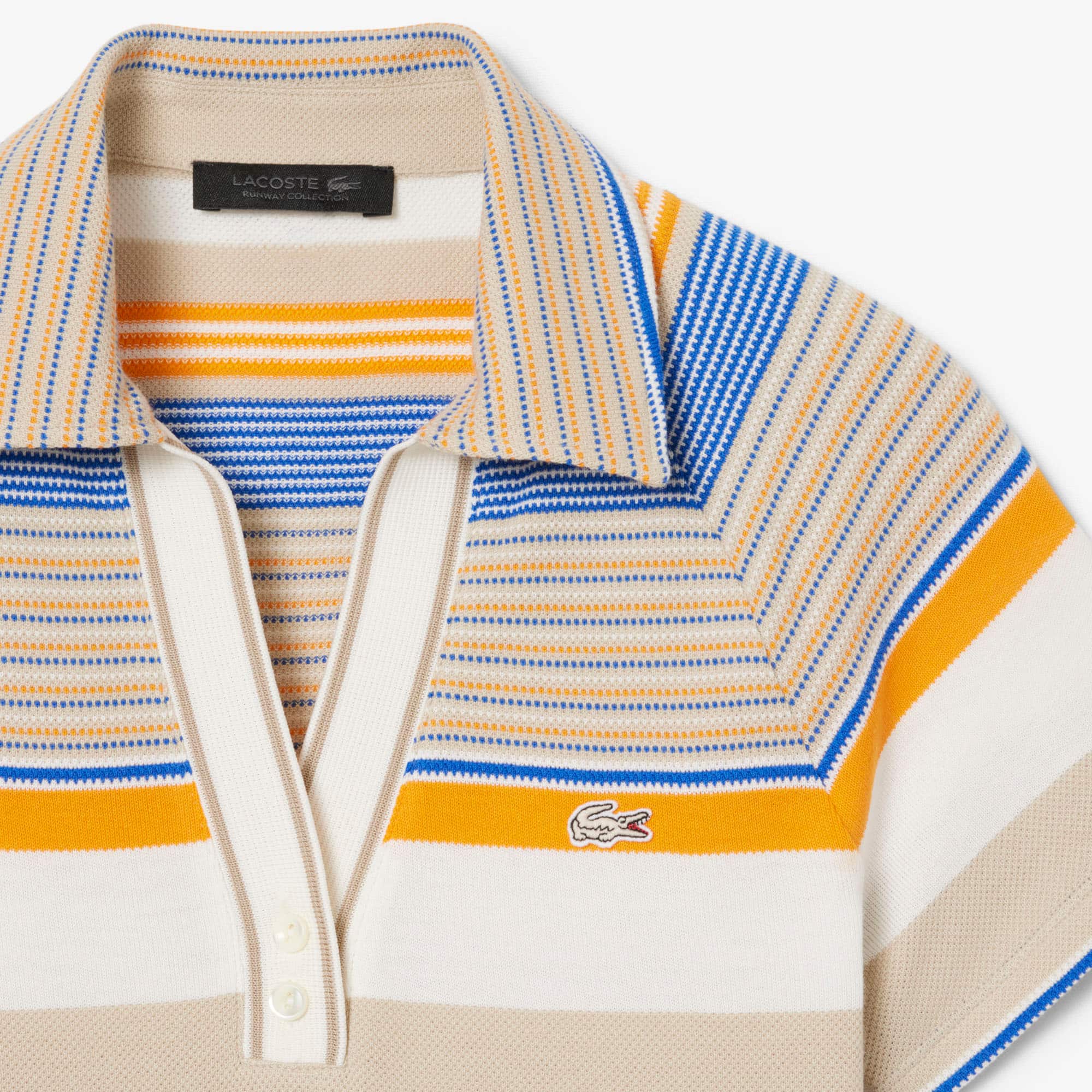 Runway Slim Fit Striped Piqué Polo Shirt - undefined - New In 2026