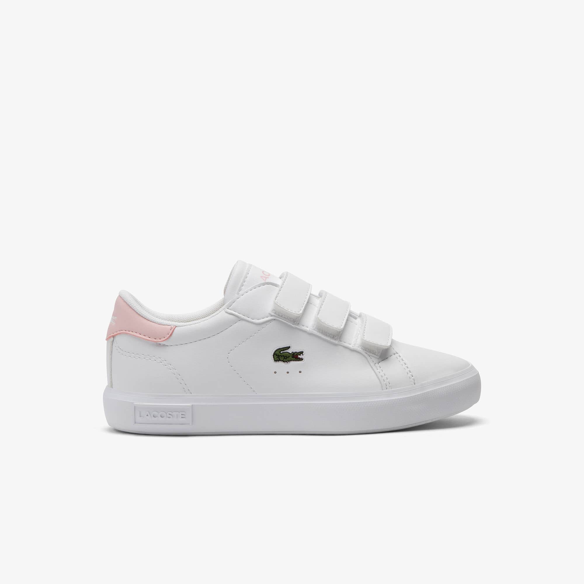 Lacoste Children's Powercourt Sneakers - 13.5 In White