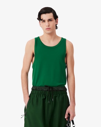 Runway Silk Piqu&eacute; Tank Top