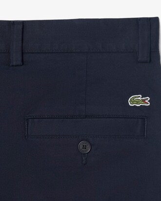 Pantal&oacute;n Chino de Corte Amplio de Algod&oacute;n El&aacute;stico