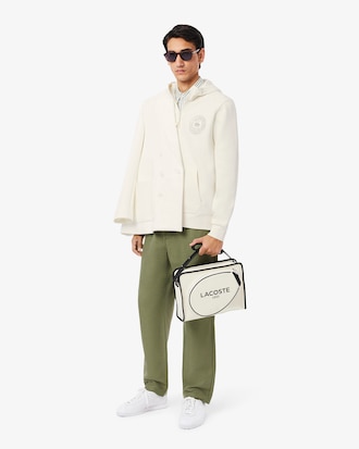 Men's Classic Fit Zip-Up Piqué Sweatshirt
