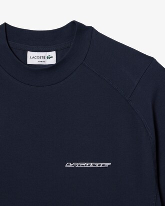 T-shirt homme Lacoste slim fit en piqu&eacute; de coton biologique