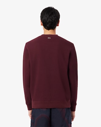 Men's Embossed Logo Piqué Sweatshirt