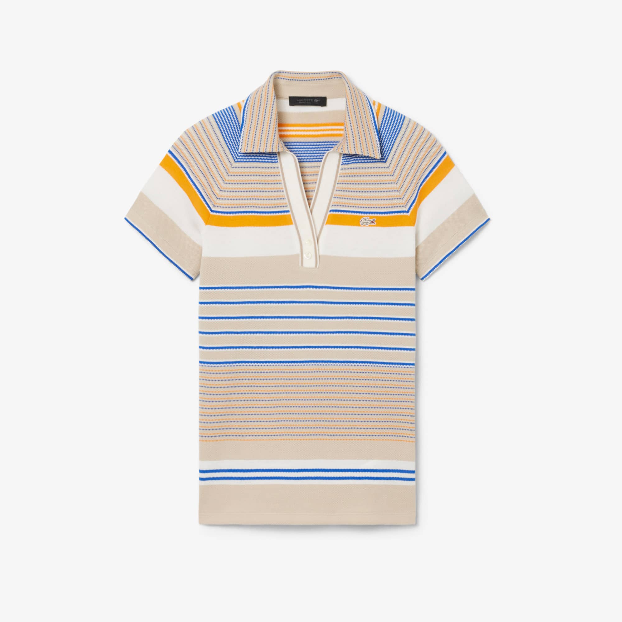 Runway Slim Fit Striped Piqué Polo Shirt - undefined - New In 2026