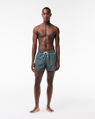Traje de baño corto estampado