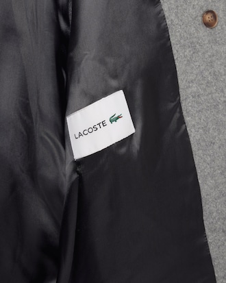 Women's Short Oversized Wool Blend Pea Coat