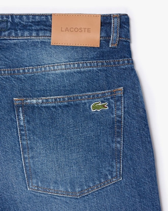 Men's 5-Pocket Straight Cut Indigo Jeans