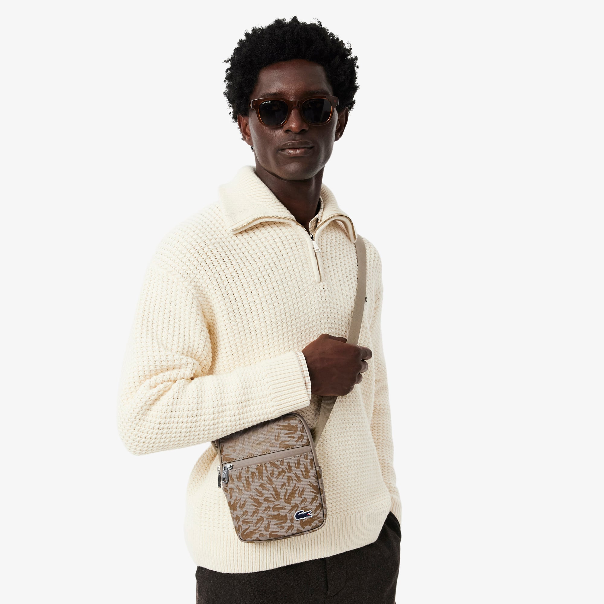 Small LCST Flat Satchel - Bags - New In 2026 | Lacoste