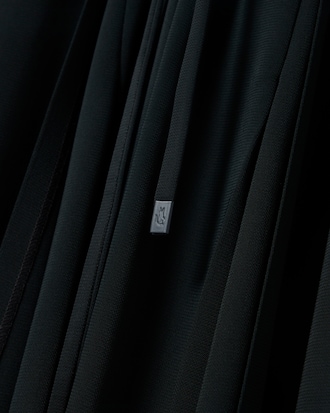 Runway Pleated Polo Maxi Dress