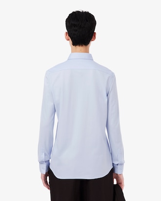 Slim Fit Cotton Blend Shirt