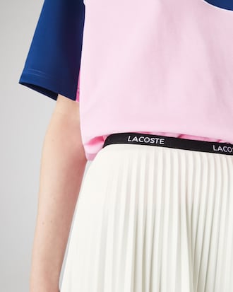 Women's Branded Elasticised Pleated Skirt