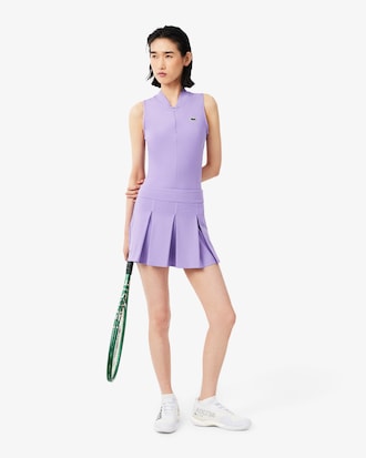 Polo de Tenis El&aacute;stico sin Mangas de Dos Tejidos