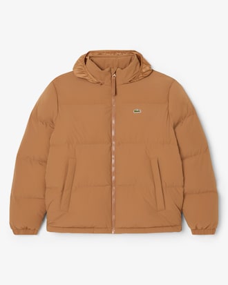 Men's Water-Repellent Hooded Down Jacket