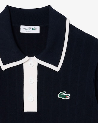 Women's Polo Collar Stretch Golf Sweater