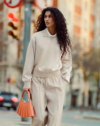 Small Lenglen Leather Bag